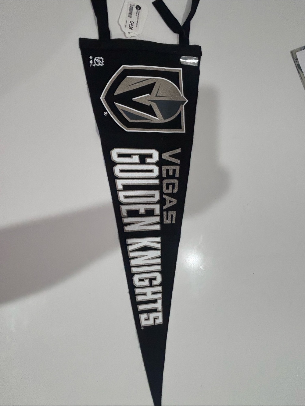 NHL Vegas Golden Knights Pennant - Black & Silver